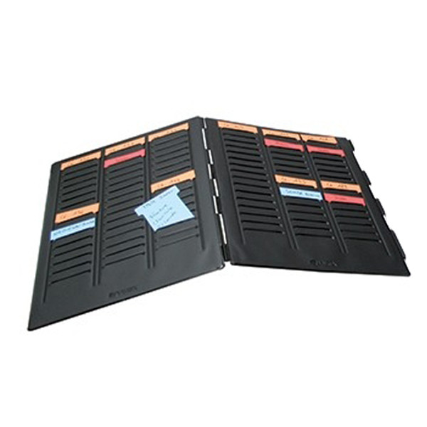 Nobo page intérieure pour mini-planificateur à fiches T 2 (3 panneaux, 16 emplacements) 3084700 247355 - 1