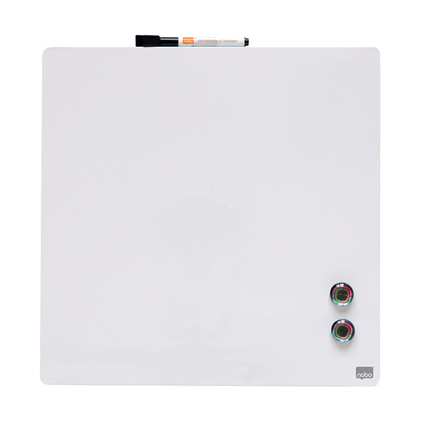 Nobo tableau blanc acier laqué magnétique 36 x 36 cm - blanc 1903802 208162 - 1