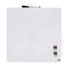 Nobo tableau blanc acier laqué magnétique 36 x 36 cm - blanc