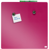 Nobo tableau blanc acier laqué magnétique 36 x 36 cm - rose 1903803 208160 - 3