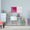 Nobo tableau blanc acier laqué magnétique 36 x 36 cm - rose 1903803 208160 - 4