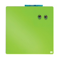Nobo tableau blanc acier laqué magnétique 36 x 36 cm - vert 1903773 208159