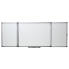Nobo tableau blanc triptyque magnétique émaillé 120 x 90 cm 247136 - 1