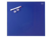 Nobo tableau en verre magnétique (45 x 45 cm) - bleu 1903953 247160