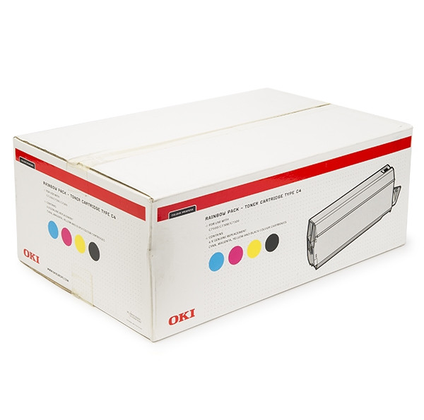 OKI 01101001 kit toner arc-en-ciel (d'origine) 01101001 035508 - 1