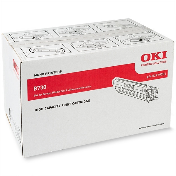 OKI 01279201 toner (d'origine) - noir 01279201 036110 - 1