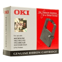 OKI 09002303 cassette à ruban encreur noir (d'origine) 09002303 042490