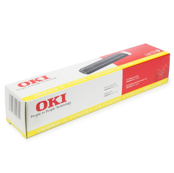 OKI 41012306 toner (d'origine) - jaune 41012306 035584 - 1