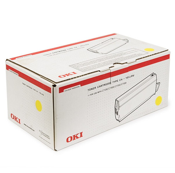 OKI 41963005 toner (d'origine) - jaune 41963005 035652 - 1