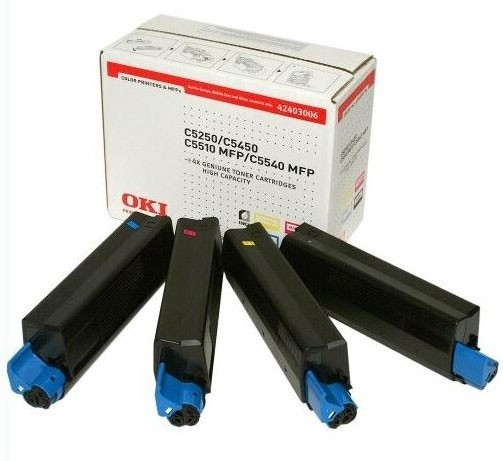 OKI 42403006 kit toner arc-en-ciel (d'origine) 42403006 035871 - 1