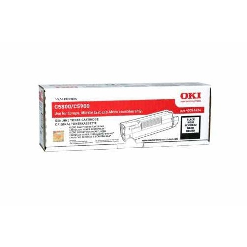 OKI 43324424 toner (d'origine) - noir 43324424 035844 - 1