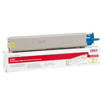 OKI 43459329 toner haute capacité (d'origine) - jaune 43459329 035946 - 1