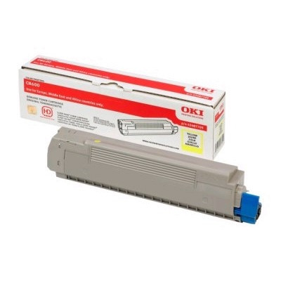 OKI 43487709 toner (d'origine) - jaune 43487709 035880 - 1