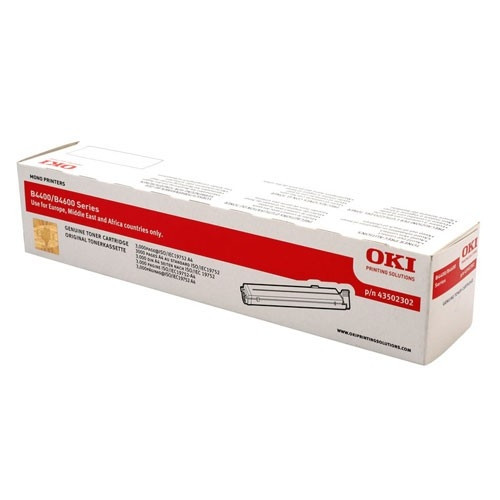 OKI 43502302 toner (d'origine) - noir 43502302 035924 - 1