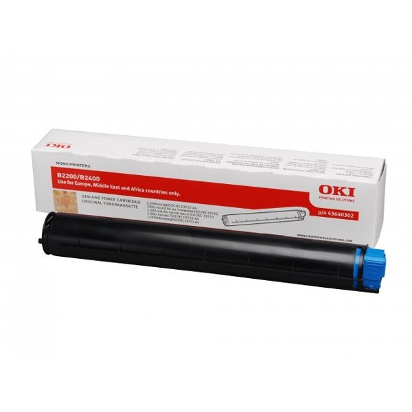 OKI 43640302 toner (d'origine) - noir 43640302 035938 - 1