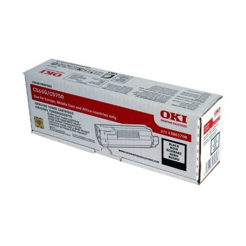 OKI 43865708 toner (d'origine) - noir 43865708 035968 - 1