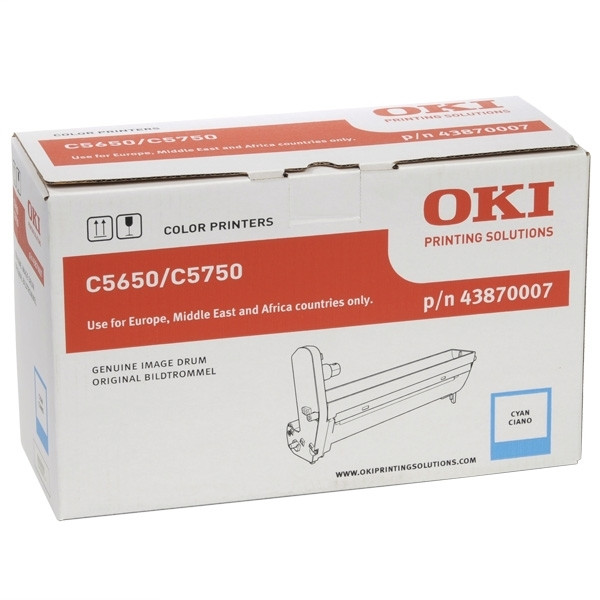 OKI 43870007 tambour (d'origine) - cyan 035974 - 1