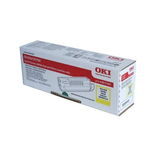 OKI 43872305 toner jaune (d'origine) 902688 - 1