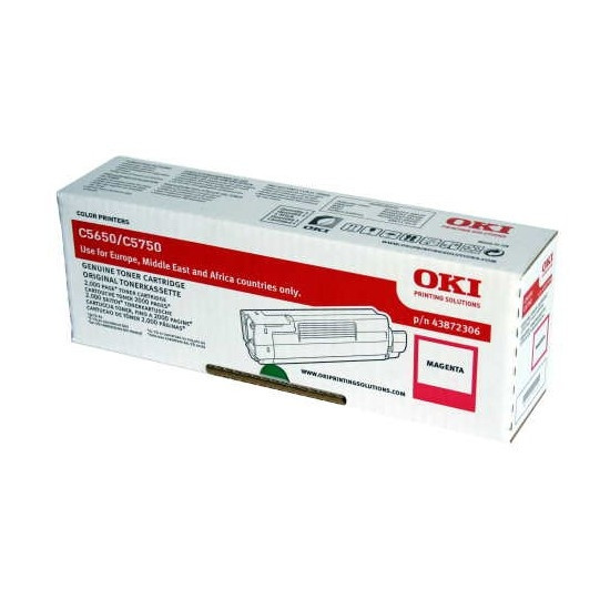 OKI 43872306 toner (d'origine) - magenta 43872306 035964 - 1