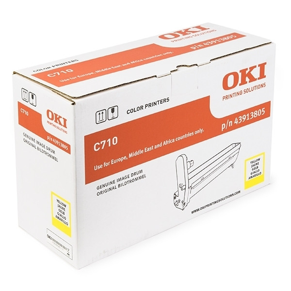 OKI 43913805 tambour (d'origine) - jaune 43913805 036018 - 1