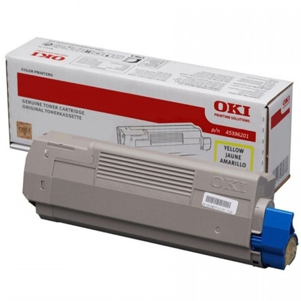 OKI 45396201 toner haute capacité (d'origine) - jaune 45396201 036140 - 1