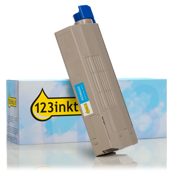 OKI 45396203 toner haute capacité (marque 123encre) - cyan 45396203C 036137 - 1