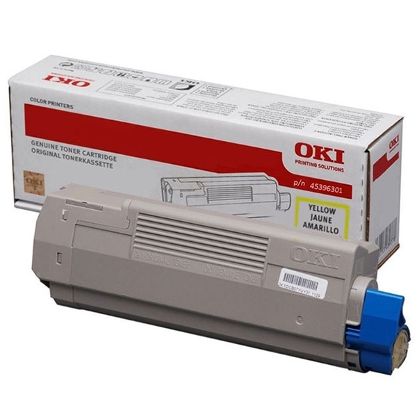 OKI 45396301 toner (d'origine) - jaune 45396301 036118 - 1