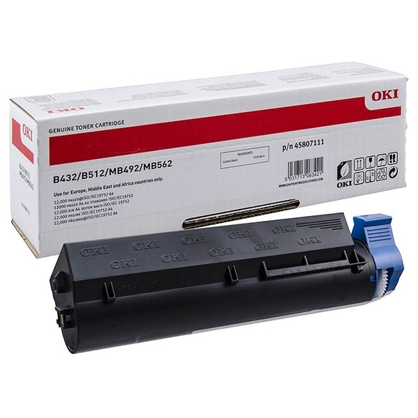 OKI 45807111 toner extra haute capacité (d'origine) - noir 45807111 042704 - 1