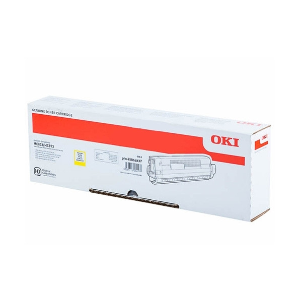 OKI 45862837 toner (d'origine) - jaune 45862837 042712 - 1