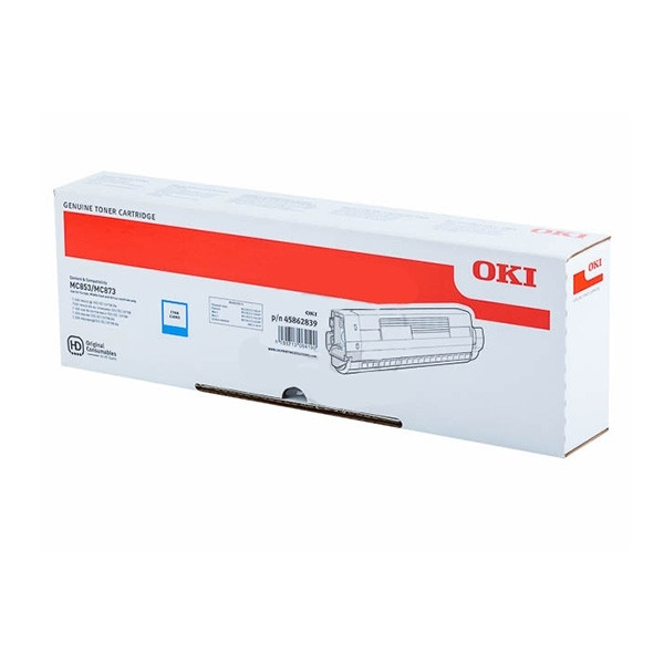 OKI 45862839 toner (d'origine) - cyan 45862839 042708 - 1