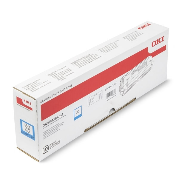 OKI 46471103 toner (d'origine) - cyan 46471103 036178 - 1