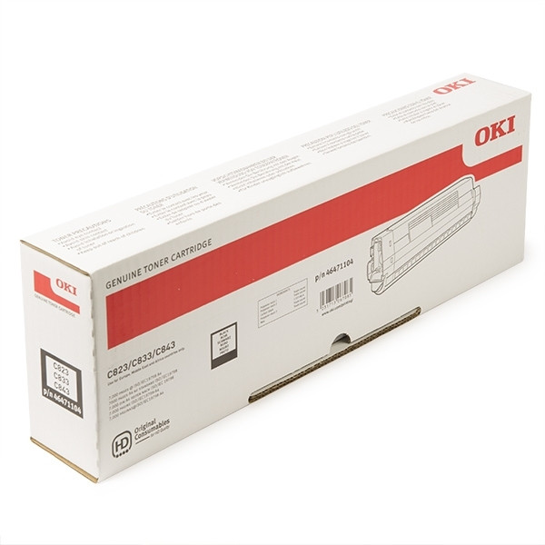 OKI 46471104 toner (d'origine) - noir 46471104 036176 - 1