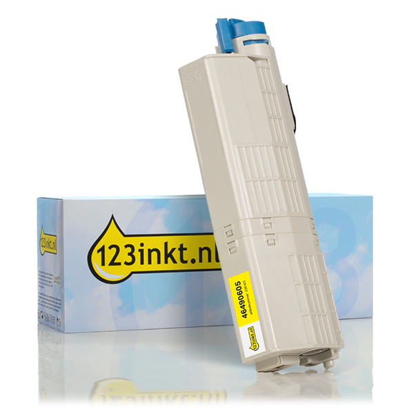 OKI 46490605 toner haute capacité (marque 123encre) - jaune 46490605C 036163 - 1