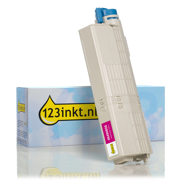 OKI 46490606 toner haute capacité (marque 123encre) - magenta 46490606C 036161 - 1