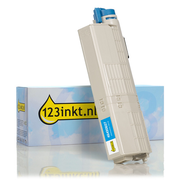 OKI 46490607 toner haute capacité (marque 123encre) - cyan 46490607C 036159 - 1