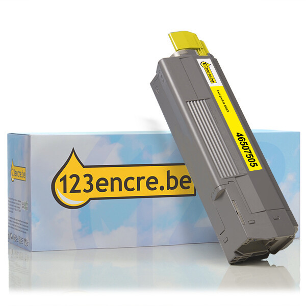 OKI 46507505 toner (marque 123encre) - jaune 46507505C 036207 - 1