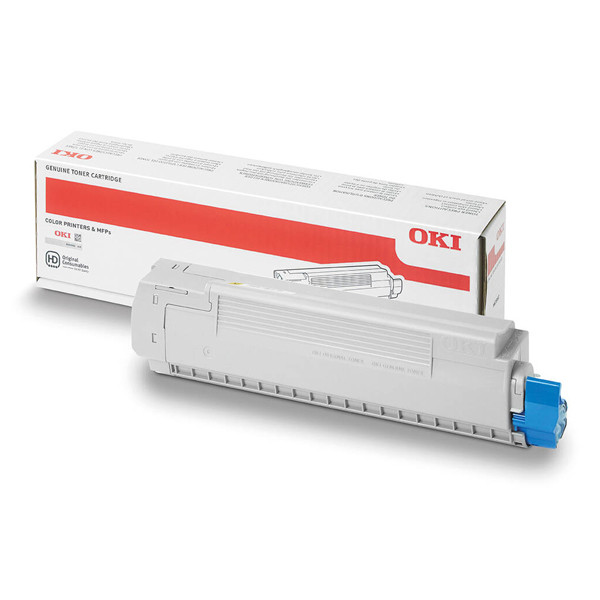 OKI 46606505 toner (d'origine) - jaune 46606505 042850 - 1