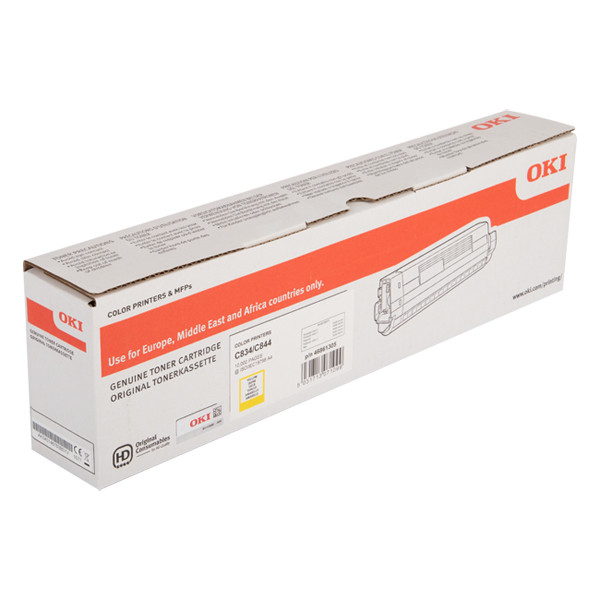 OKI 46861305 toner haute capacité (d'origine) - jaune 46861305 042772 - 1