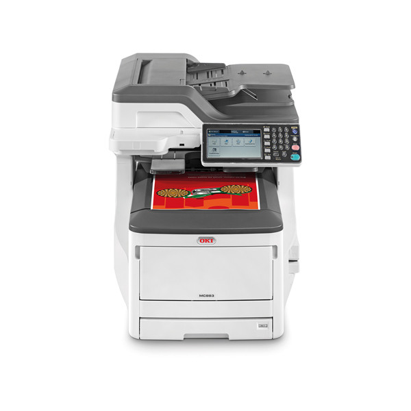 OKI MC883dn imprimante laser couleur multifonction A3 (4 en 1) 45850304 899069 - 1