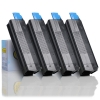 Offre spéciale OKI : 42804548, 47, 46, 45 noirs + 3 couleurs (marque 123encre) 130056 - 1