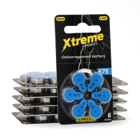 Offre :123accu Xtreme Power 675 / PR44 piles pour appareils auditifs 60 pièces (marque 123accu) - bleu