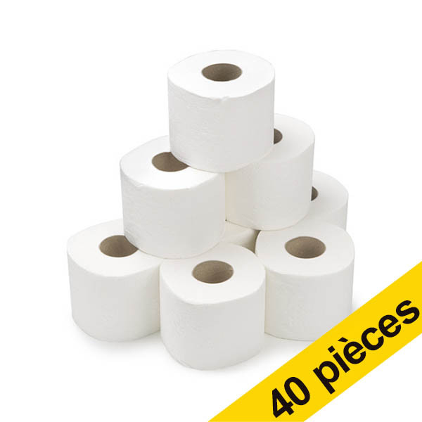 Offre : 123schoon papier toilette 3 plis 40 rouleaux SDR06026 - 1