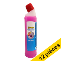 Offre : 12x 123schoon Pink Splash nettoyant gel pour toilettes (750 ml)  SDR06054
