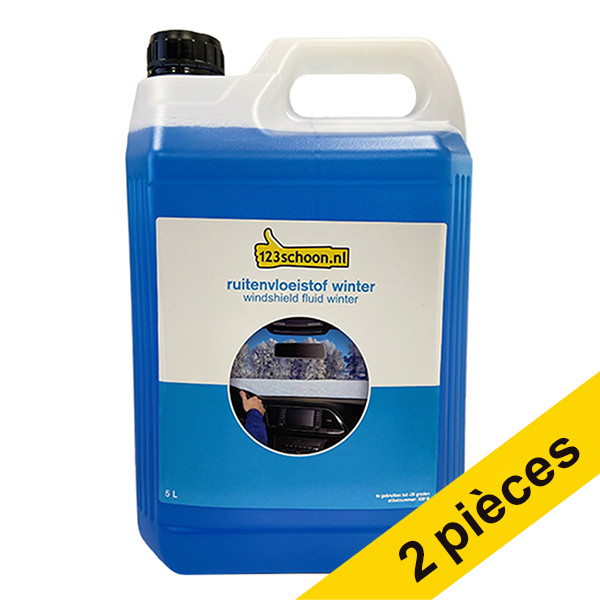 Offre : 2x 123schoon liquide lave-glace -20 hiver/été (5 litres) SDR06066 - 1