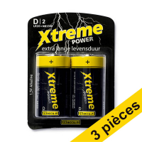 Offre : 3x 123accu Xtreme Power LR20 D pile 2 pièces
