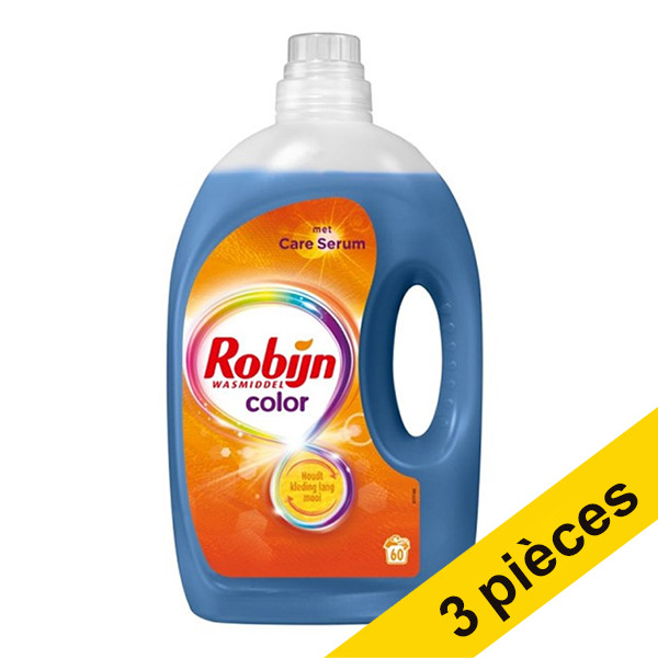 Offre : 3x Robijn Color lessive liquide 3 litres (60 lavages)  SRO00119 - 1