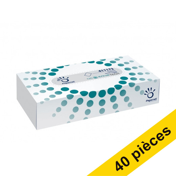 Offre : 40x 123schoon mouchoirs double épaisseur (100 mouchoirs)  SPA00276 - 1