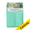 Offre : 5x 123schoon chiffon microfibre pour vitres 35 x 40 cm (2 pièces) SDR06163 - 1