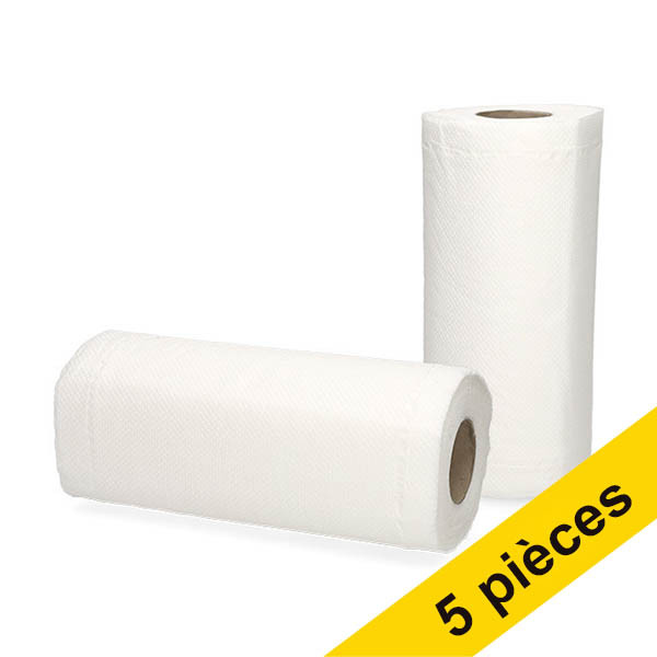 Offre : 5x 123schoon essuie-tout 2 plis 2 x 50 feuilles SDR07349 - 1