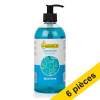 Offre : 6x 123schoon Eco Blue Lime savon pour les mains (500 ml)  SDR06207